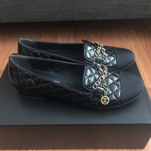 Chanel Chain Loafers size 36.5 - Picture 2 of 3